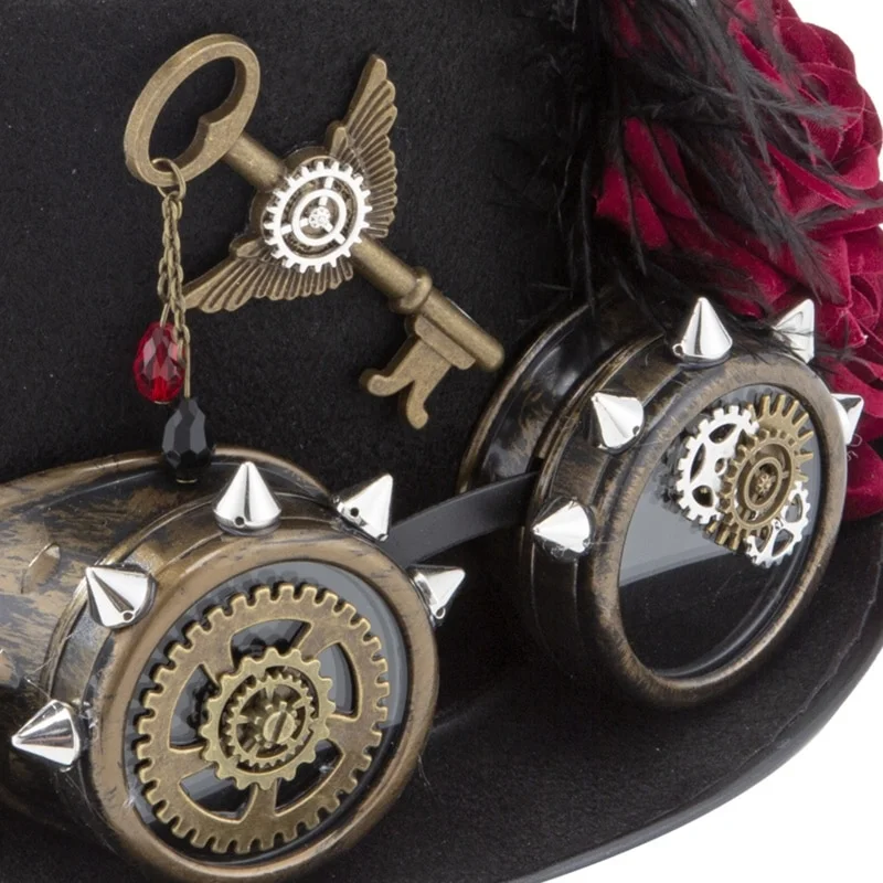 Cappello da baseball da uomo con teschio, stile gotico punk, regolabile, stile streetwear, accessorio per costume di Halloween - Italia