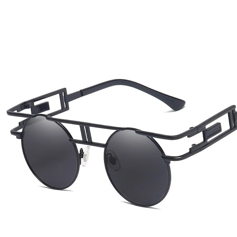 Occhiali Da Sole ZeroUV A Forma Di Cuore – Modello Retro Per Uomo E Donna, Lenti UVA/UVB, Montatura In Acetato Nero